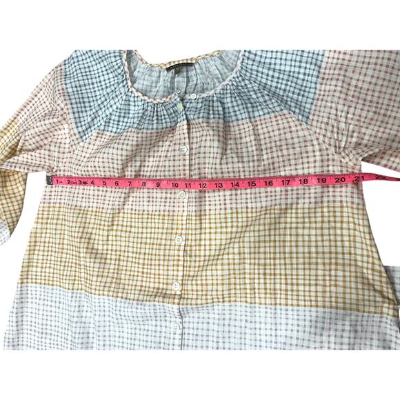 3/4 Sleeve Button Down Peplum Dress Size Small NWOT - Picture 9 of 12